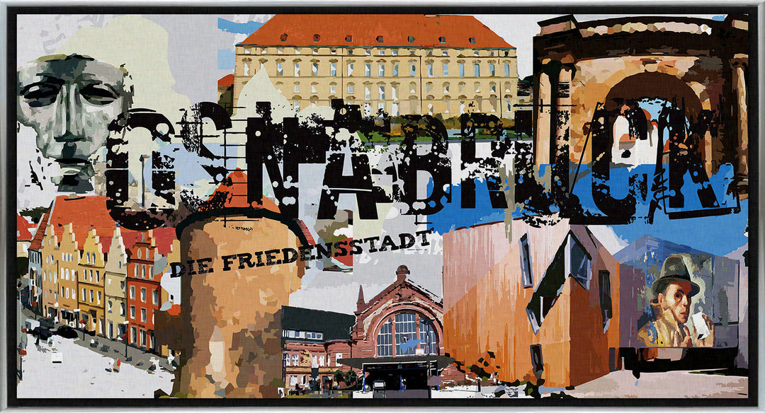 Osnabrück - Die Friedensstadt I Giclee auf Holzkeilrahmen
