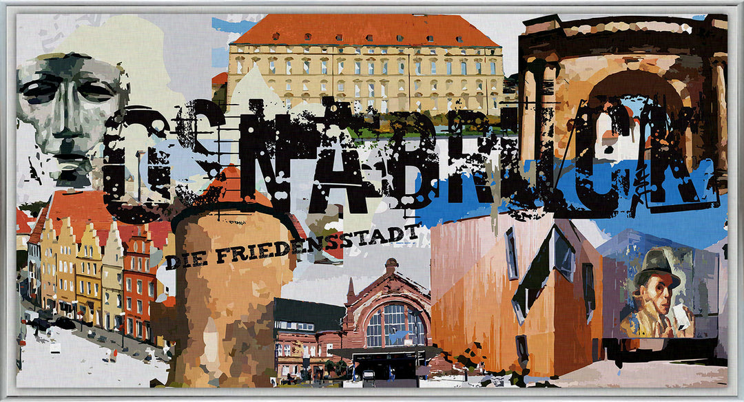 Osnabrück - Die Friedensstadt I Giclee auf Holzkeilrahmen