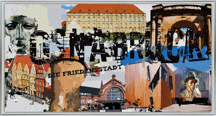 Osnabrück - Die Friedensstadt I Giclee auf Holzkeilrahmen