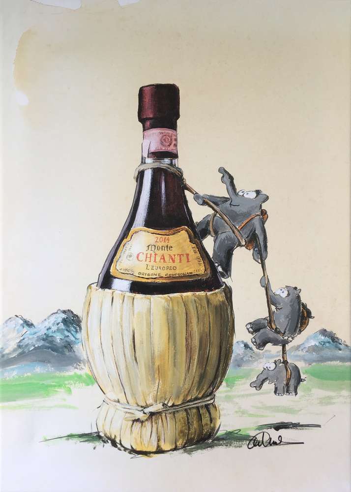 "Erstbesteigung des Monte Chianti" | Otto Waalkes