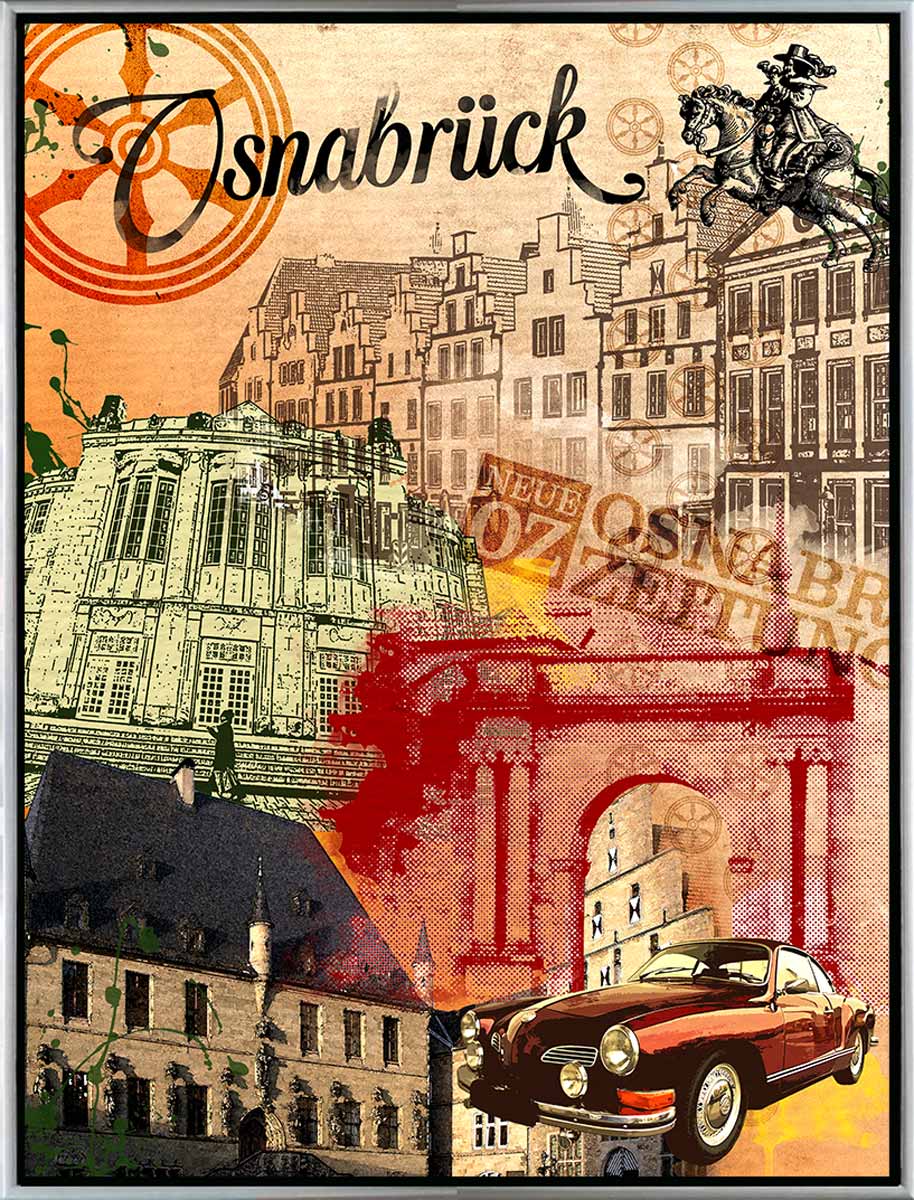Vintage Karmann Ghia Osnabrück Collage