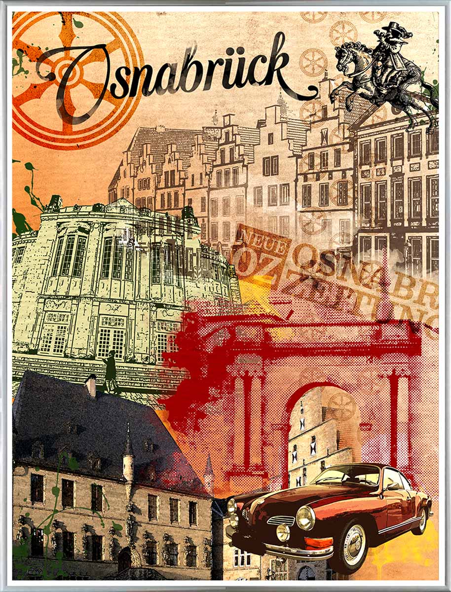 Vintage Karmann Ghia Osnabrück Collage