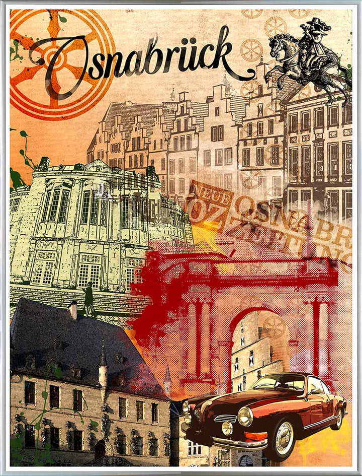 Vintage Karmann Ghia Osnabrück Collage