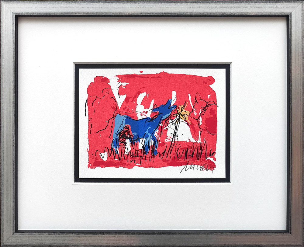 Blaue Kuh | Armin Mueller-Stahl Miniprint