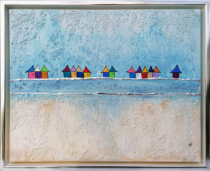 "Borkum, Sand- Himmelblau" | Lea Bach
