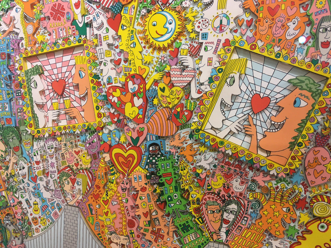 "Best Art is a Good Heart" | James Rizzi