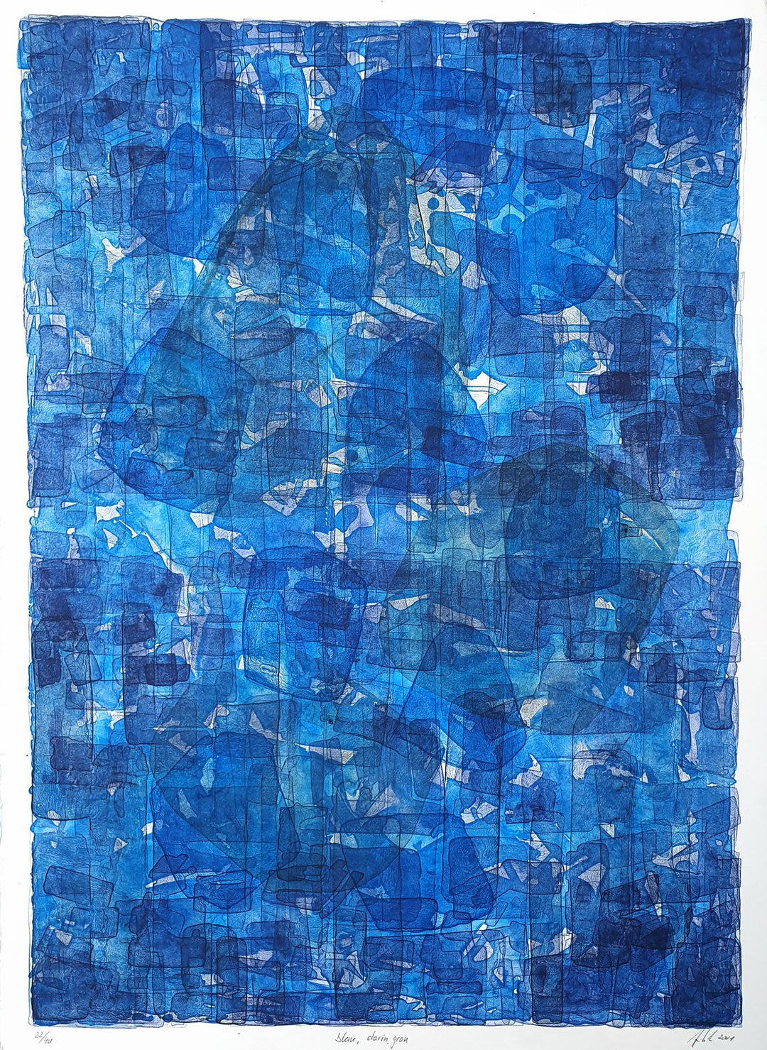 "blau, darin grau" | Tiemo Schröder