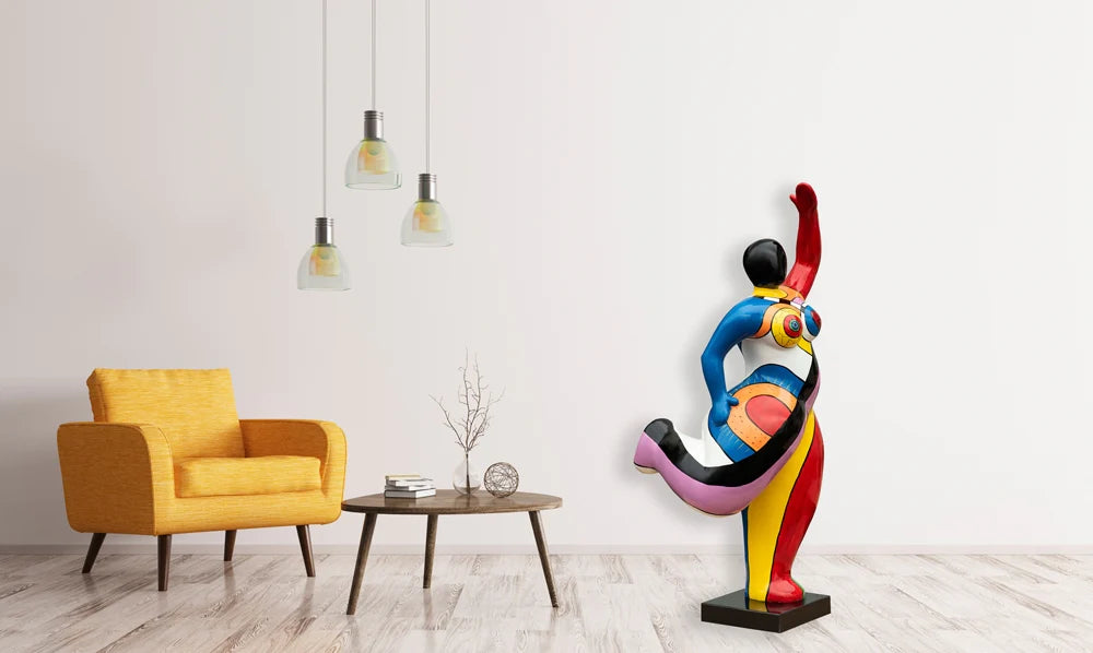 Hommage an Niki de Saint Phalle, Nana Stil Skulpturen für Ihre Räume