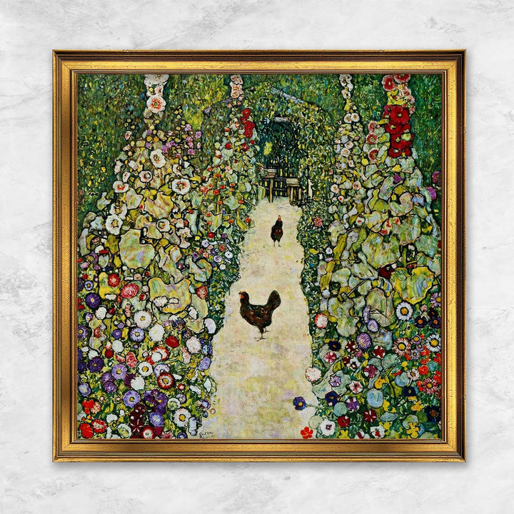 "Gartenweg mit Hühnern" | Gustav Klimt