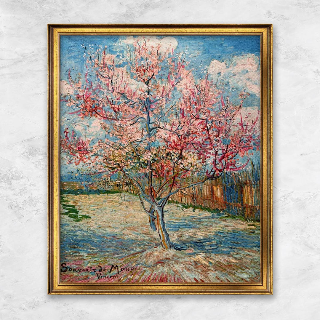 "Blühende Pfirsichbäume" | Vincent van Gogh