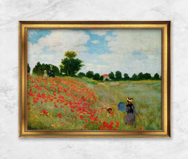 "Klatschmohn in der Gegend von Argenteuil" | Claude Monet