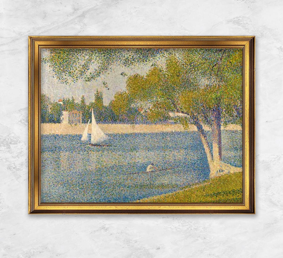 "Die Seine bei Courbevoie I" | Georges Seurat