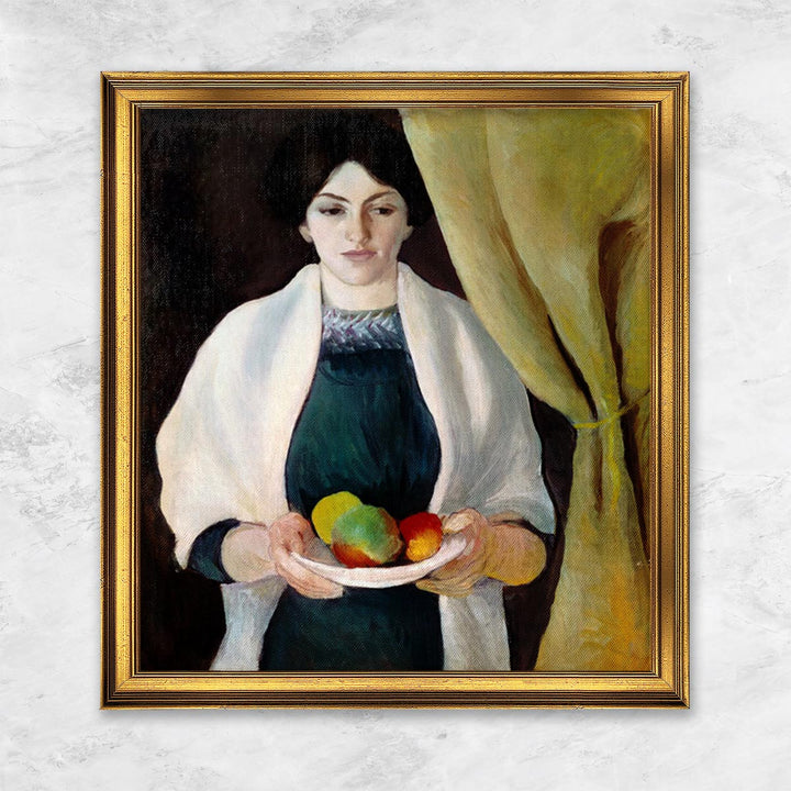 "Porträt mit Äpfeln" | August Macke