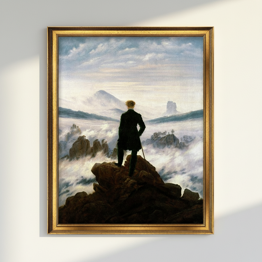 "Der Wanderer über dem Nebelmeer" | Caspar David Friedrich