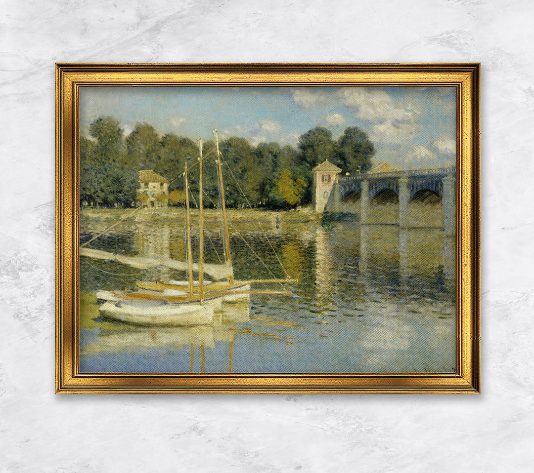 "Brücke von Argenteuil" | Claude Monet