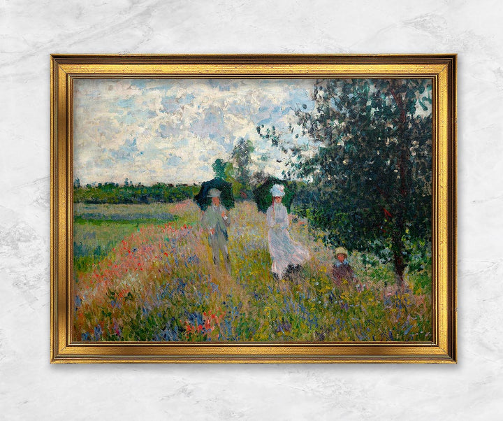 "Promenade near Argenteuil" | Claude Monet