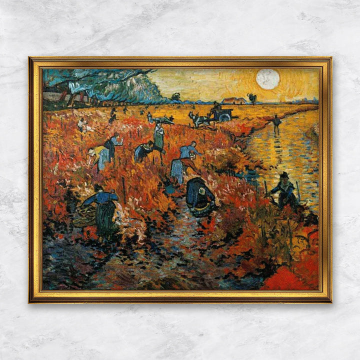 "Der rote Weingarten in Arles" | Vincent van Gogh
