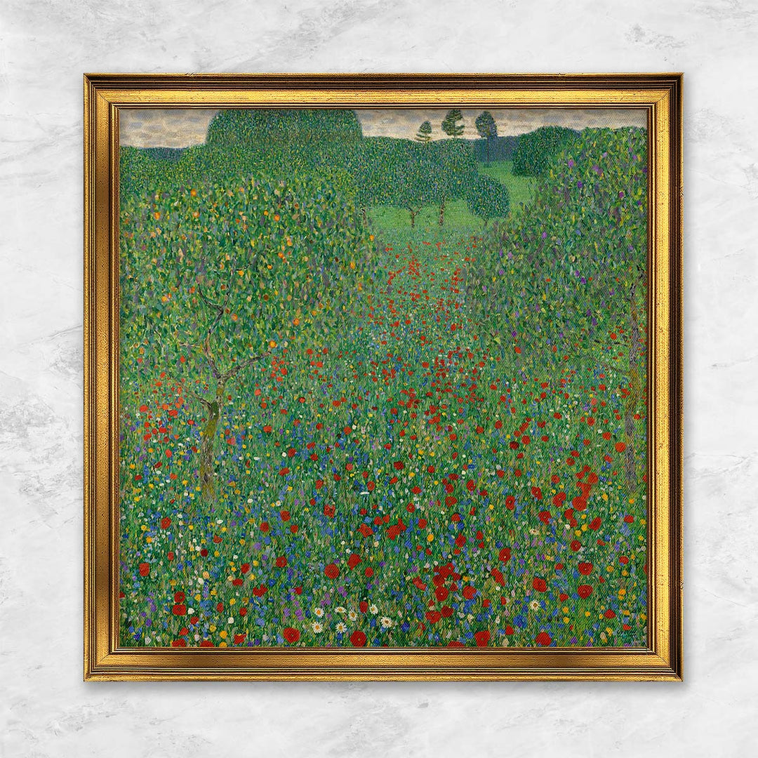 "Mohnwiese" | Gustav Klimt