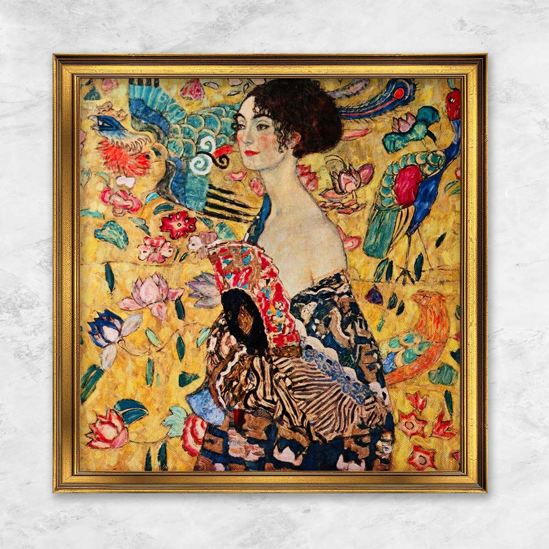 "Dame mit Fächer" | Gustav Klimt