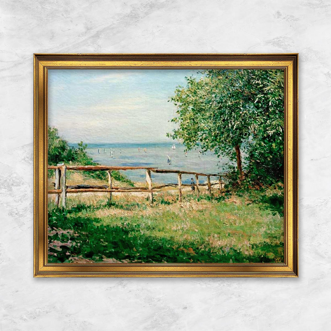 "Feld an der Küste" | Gustave Caillebotte