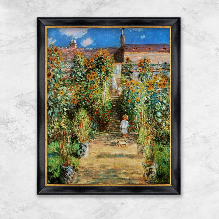 "Der Garten des Künstlers in Vétheuil" | Claude Monet