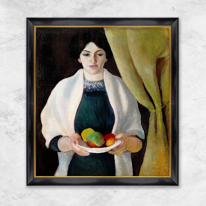 "Porträt mit Äpfeln" | August Macke