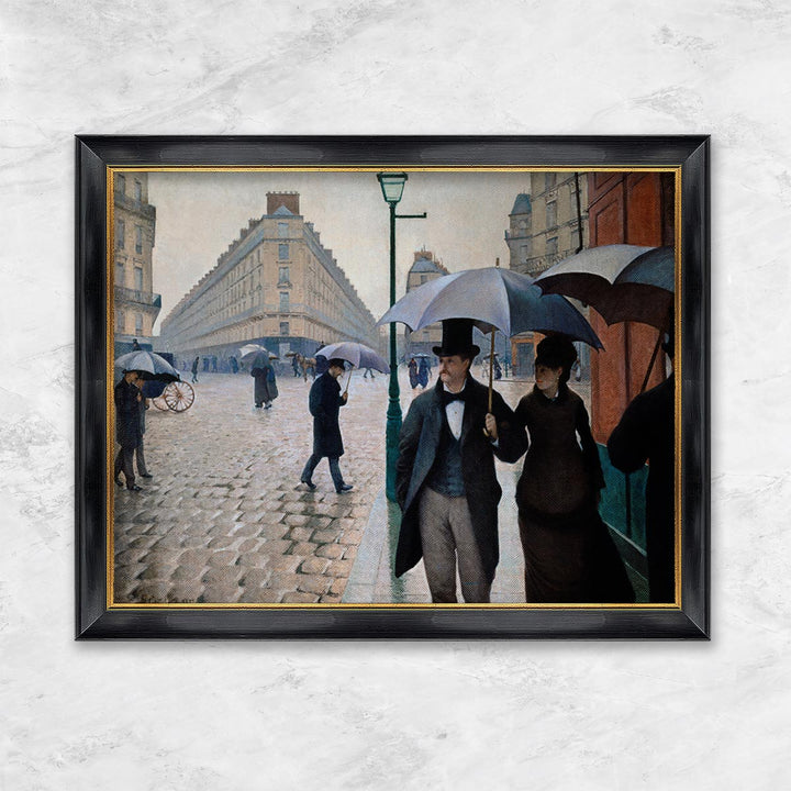 "Straße in Paris bei Regen" | Gustave Caillebotte