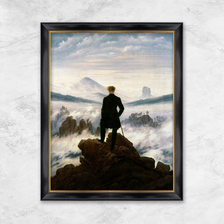 "Der Wanderer über dem Nebelmeer" | Caspar David Friedrich
