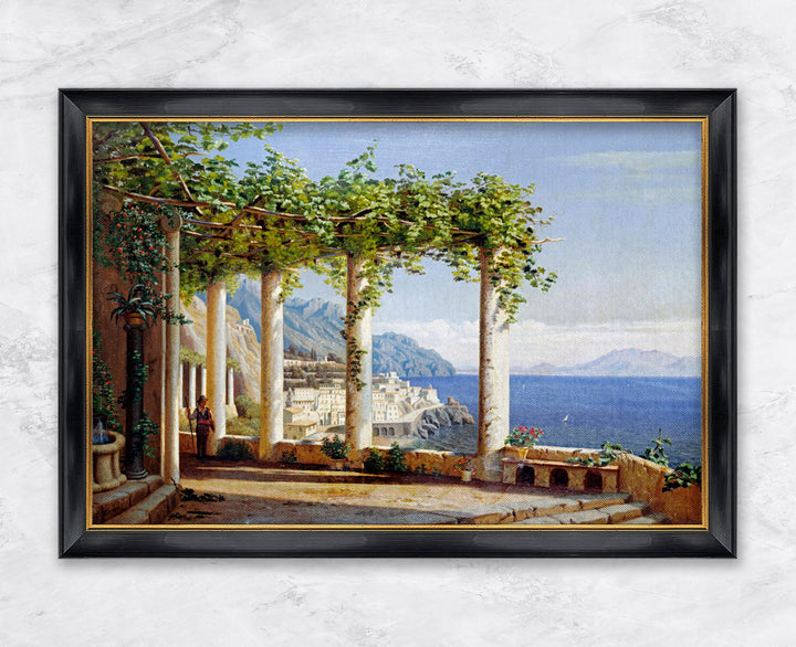 "Amalfi del Convento die Capuccin" | Carl Frederik Aagaard