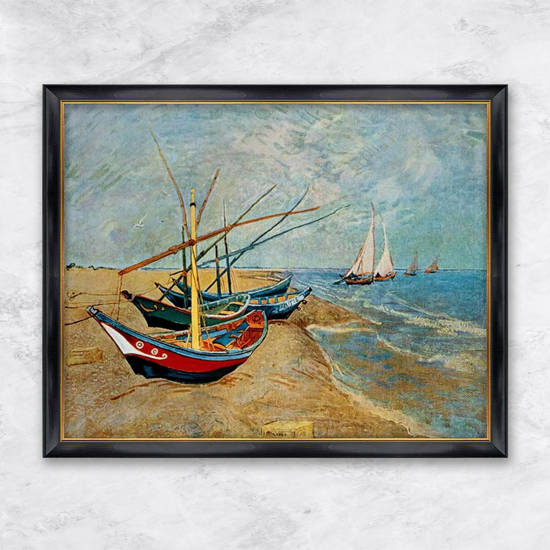 "Boote am Ufer" | Vincent van Gogh