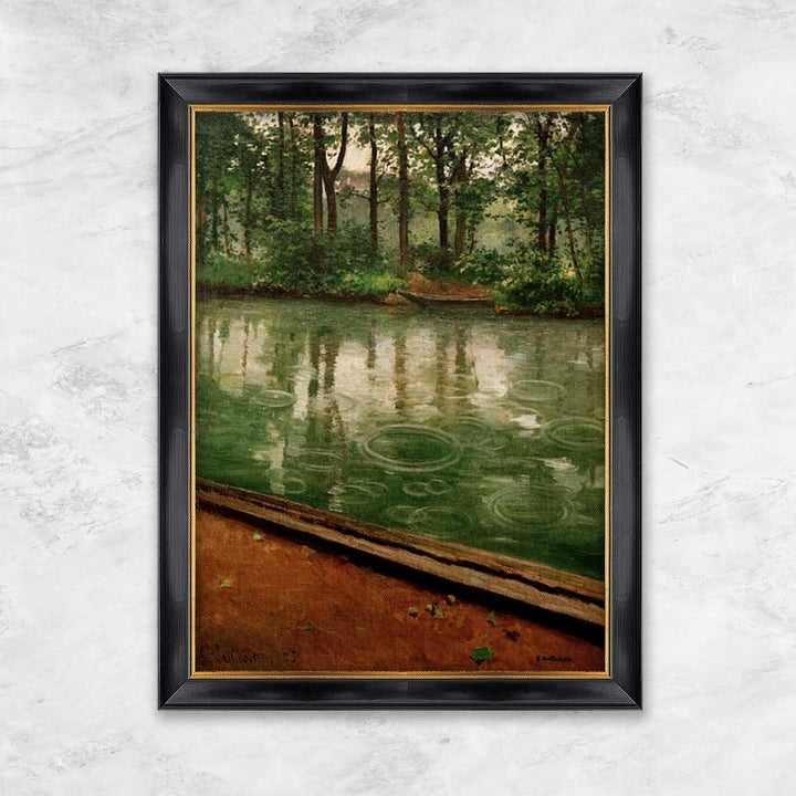 "L'Yerres, effet de pluie" | Gustave Caillebotte