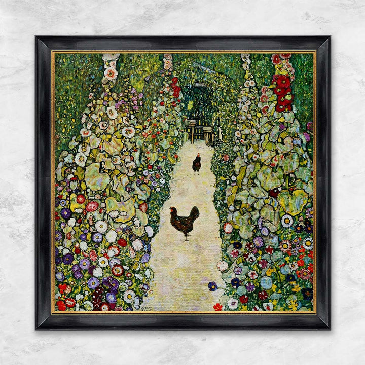 "Gartenweg mit Hühnern" | Gustav Klimt