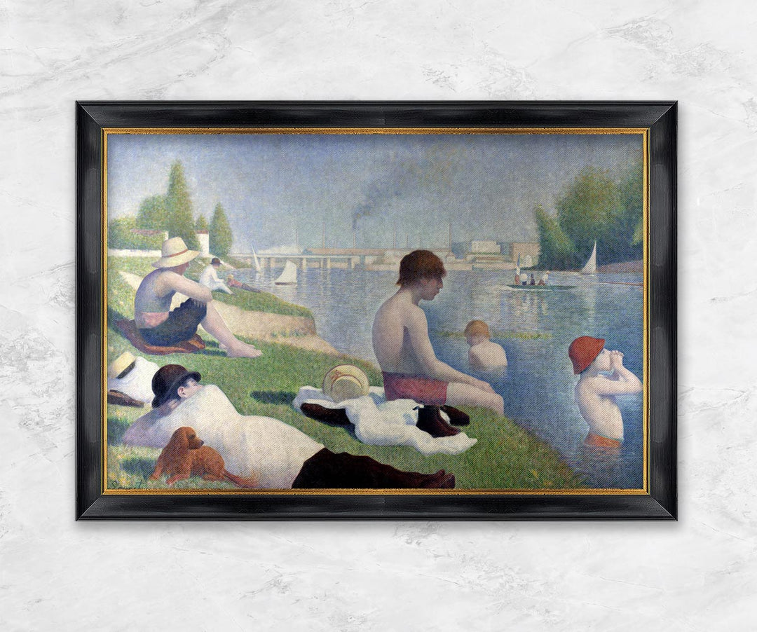 "Eine Badestelle bei Asnières" | Georges Seurat