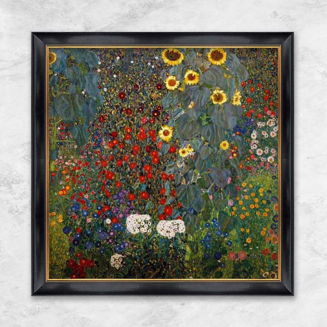 "Farmgarten mit Sonnenblumen" | Gustav Klimt