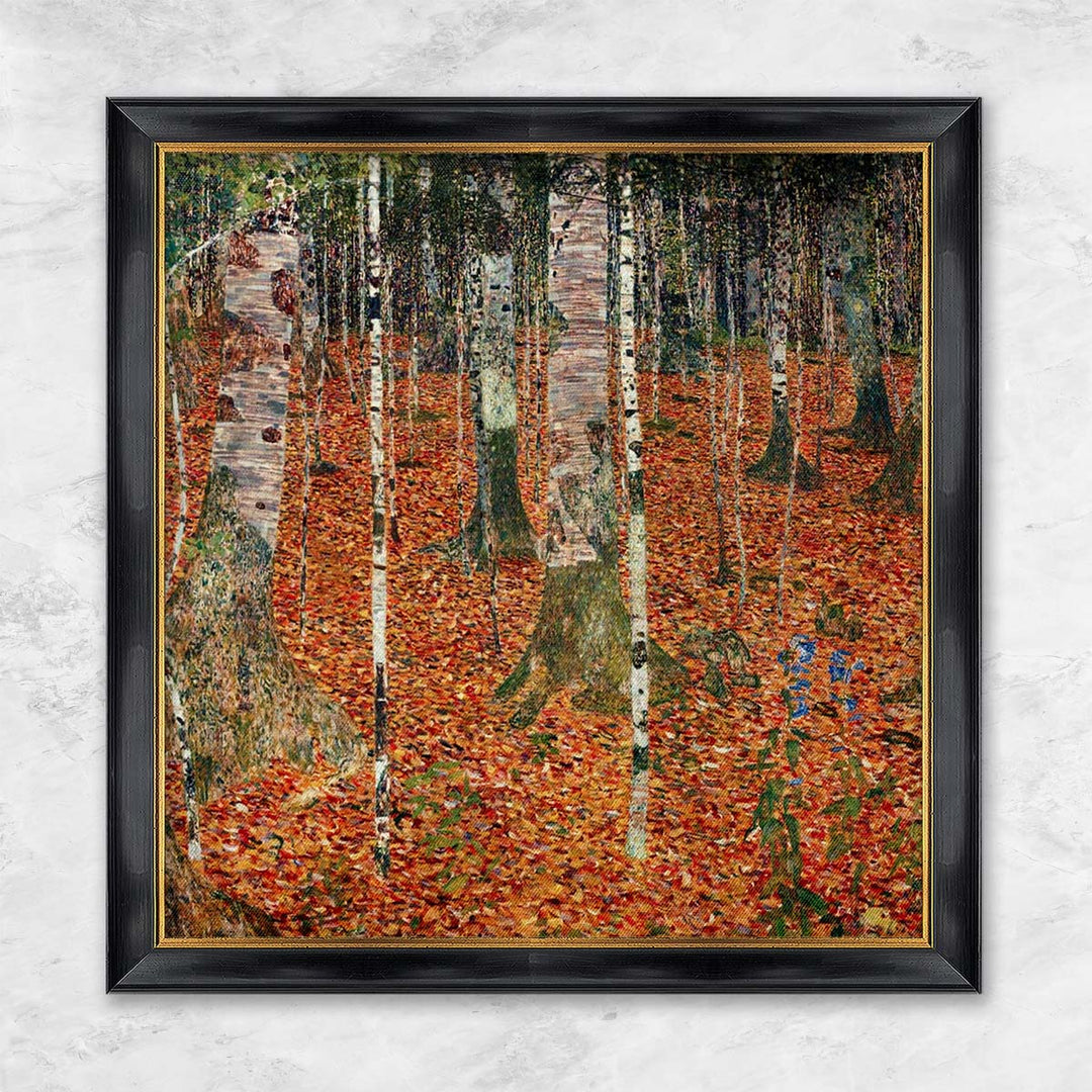 "Birkenwald im Herbst." | Gustav Klimt