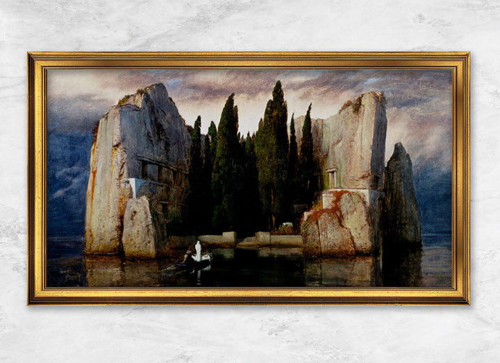 "Toteninsel Dritte Version" | Arnold Böcklin