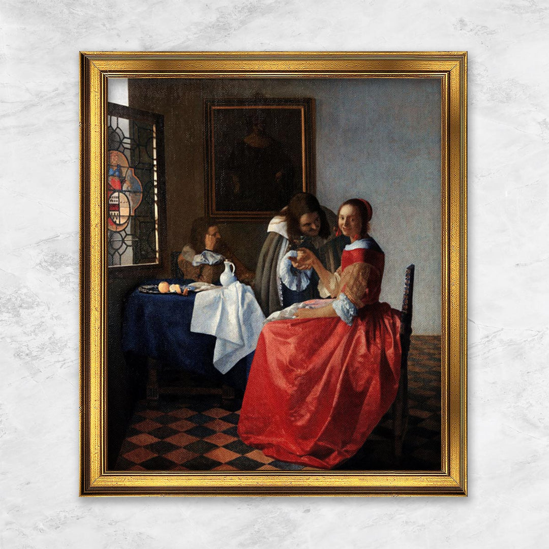 "Das Mädchen mit dem Weinglas" | Johannes Vermeer