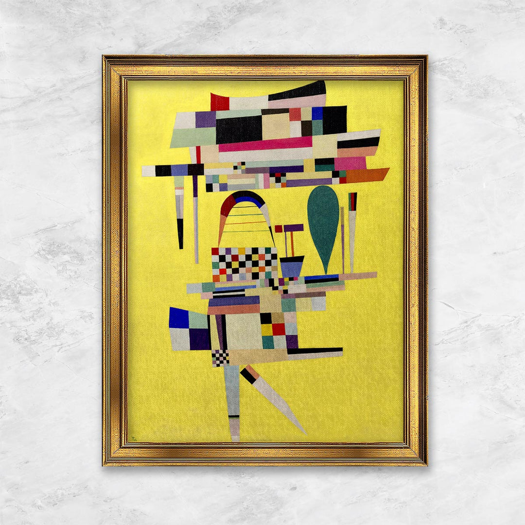 "Die gelbe Leinwand" | Wassily Kandinsky