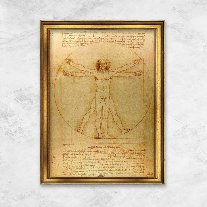 "Vitruvmann (Proportionszeichnung)" | Leonardo da Vinci
