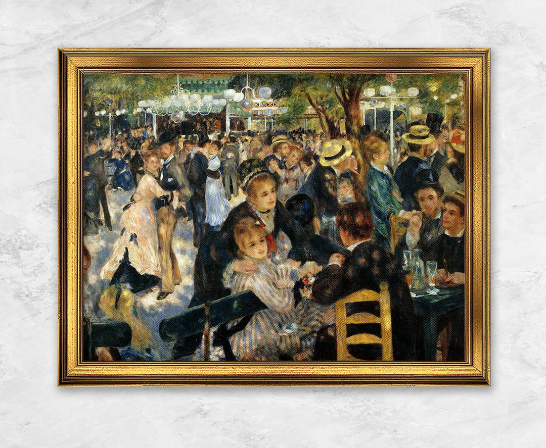 "Ball im Restaurant Moulin de la Galette auf dem Montmartre" | Pierre-Auguste Renoir