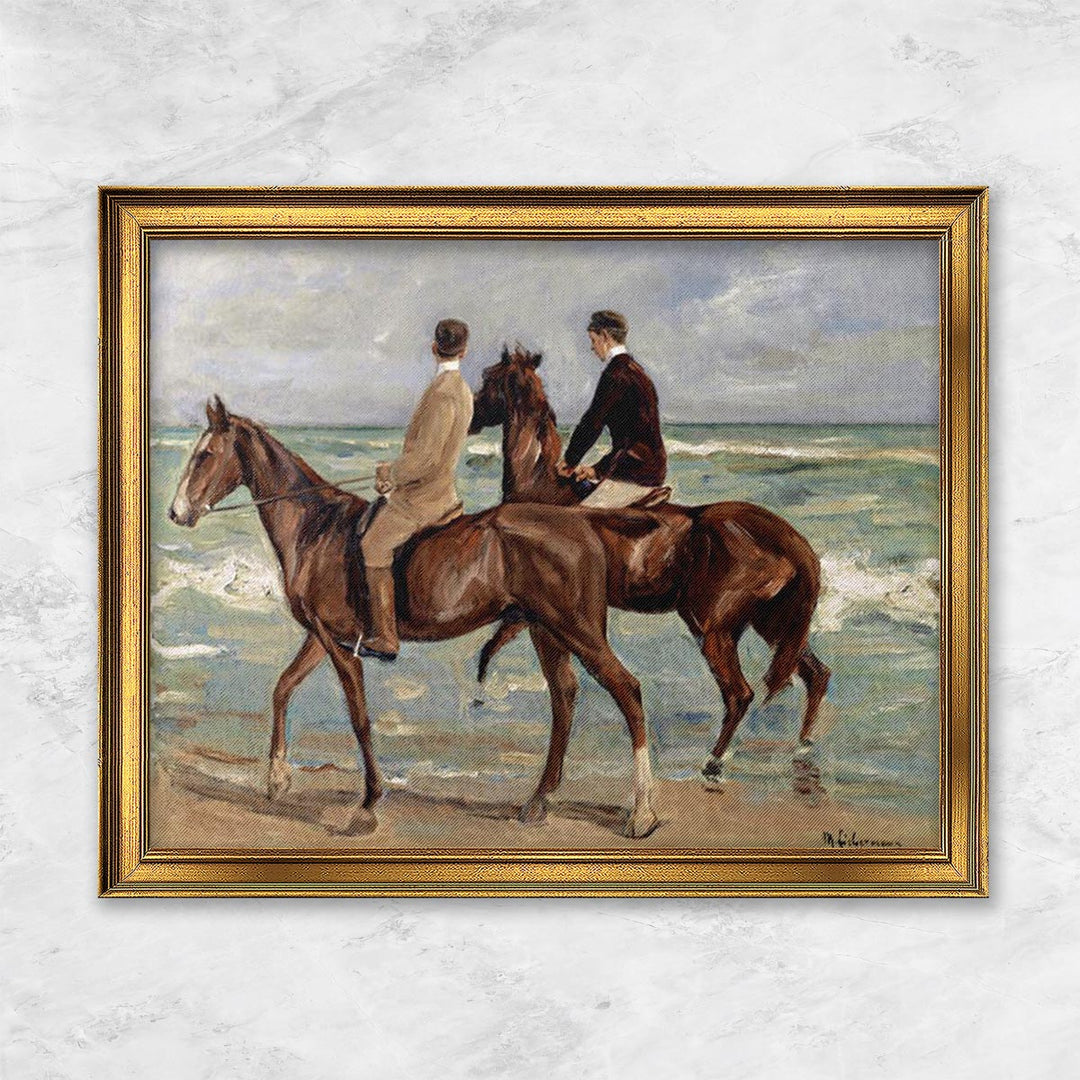 "Zwei Reiter am Strand" | Max Liebermann