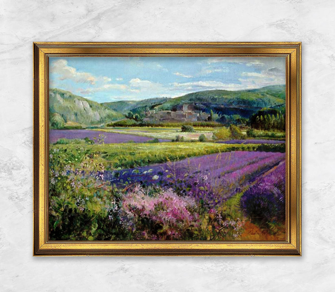 "Lavender Fields in Old Provence" | Timothy Easton