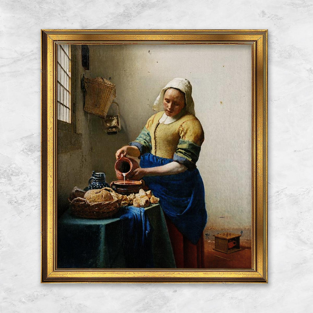 "Milchausgießende Magd" | Johannes Vermeer