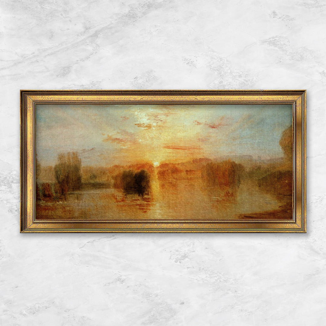 "Der See, Petworth, Sonnenuntergang; Studie" | William Turner