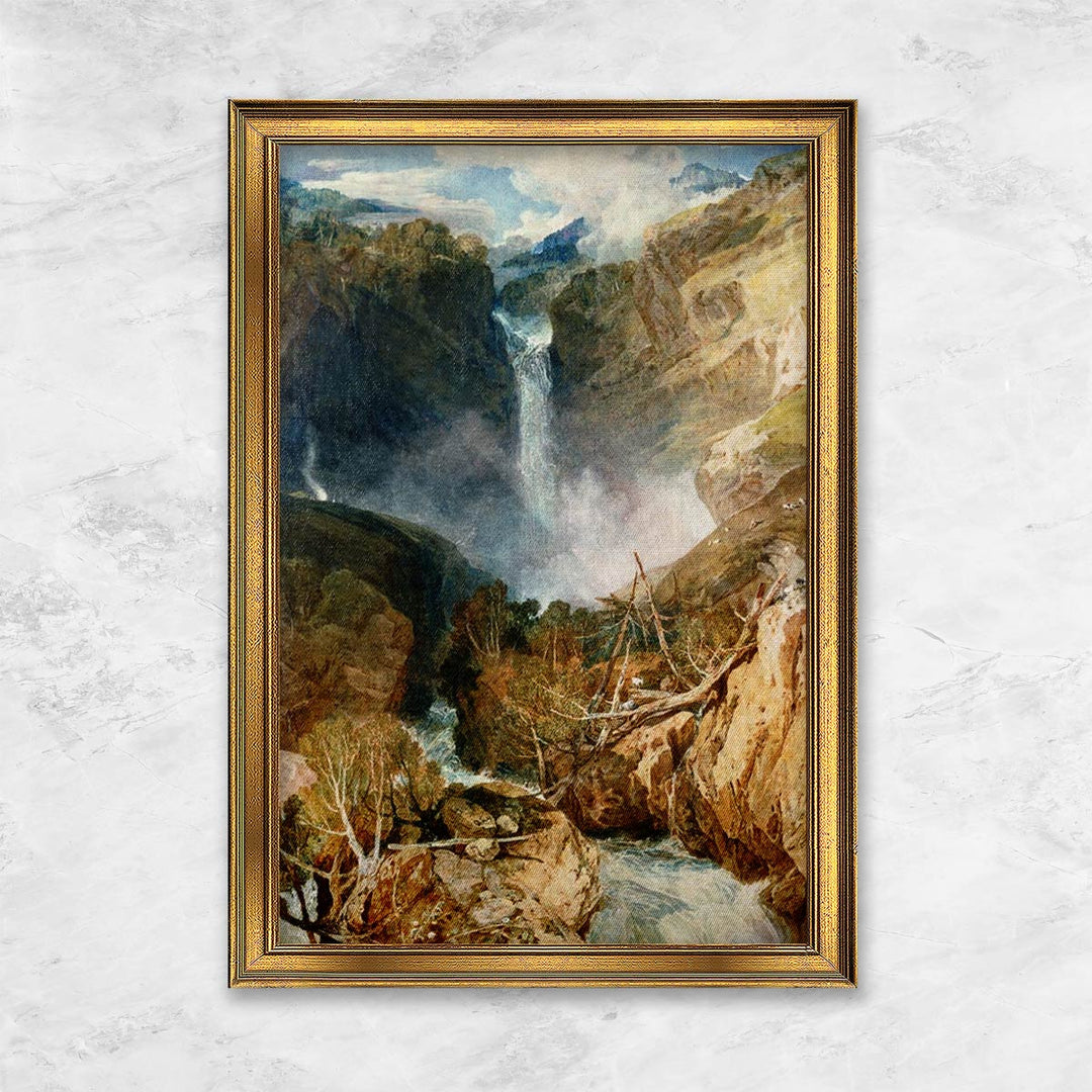 "The Great Falls of the Reichenbach" | William Turner