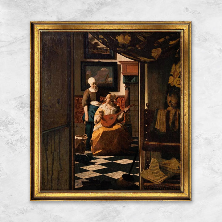 "Der Liebesbrief" | Johannes Vermeer