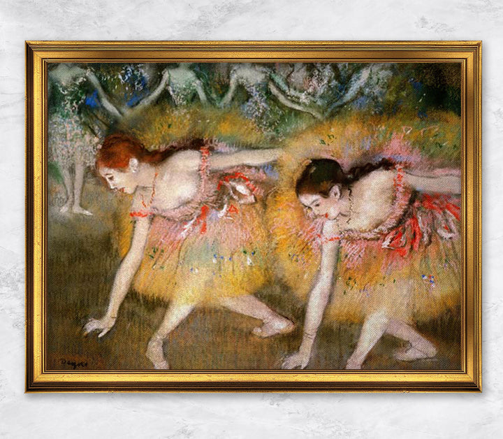 "Dancers Bending Down" | Edgar Degas