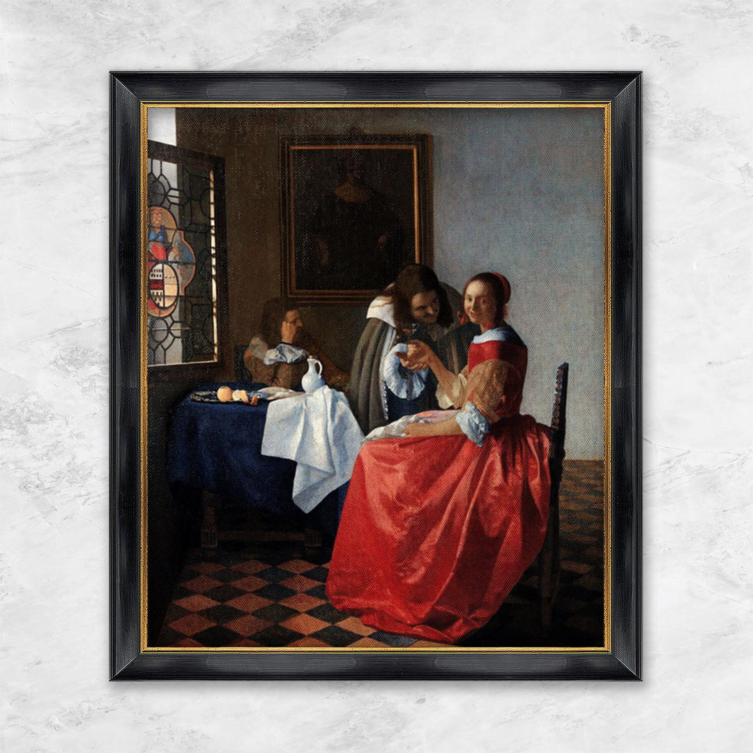 "Das Mädchen mit dem Weinglas" | Johannes Vermeer