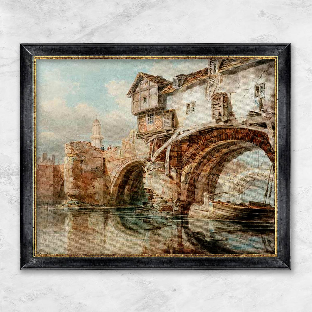"Old Welsh Bridge in Shrewsbury" | William Turner