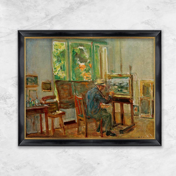 "Der Künstler in seinem Atelier in Wannsee" | Max Liebermann